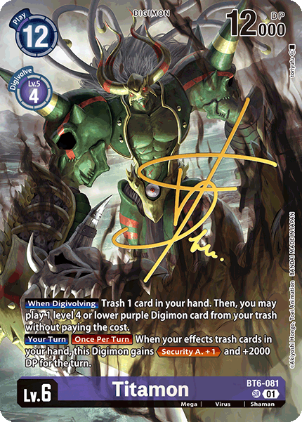 Titamon BT6-081 [ Inglese / Giapponese ]
