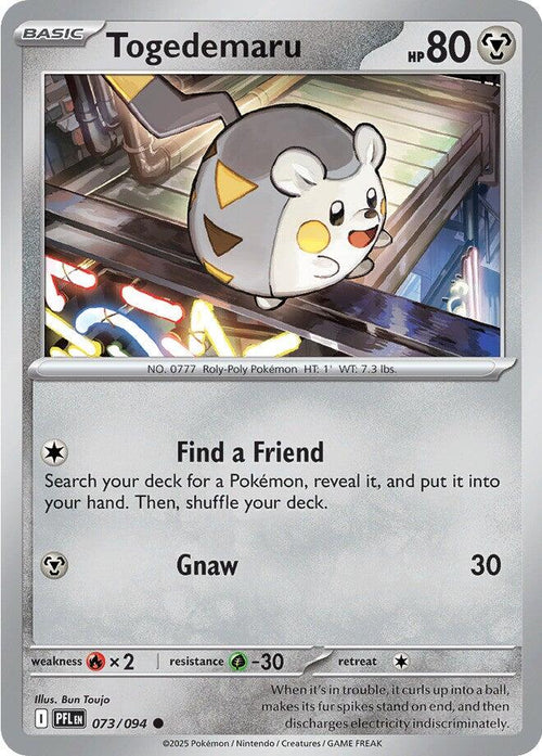 Togedemaru - Fiamme Spettrali 073/094 [ Italiano ]