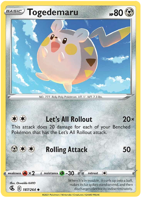 Togedemaru - Colpo Fusione 187/264 [ Italiano / Inglese ]