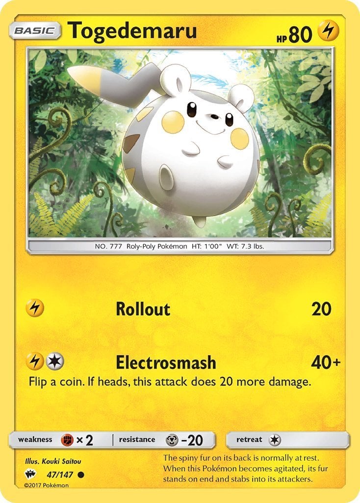 Togedemaru - Ombre Infuocate 47/147 [ Italiano / Inglese ]