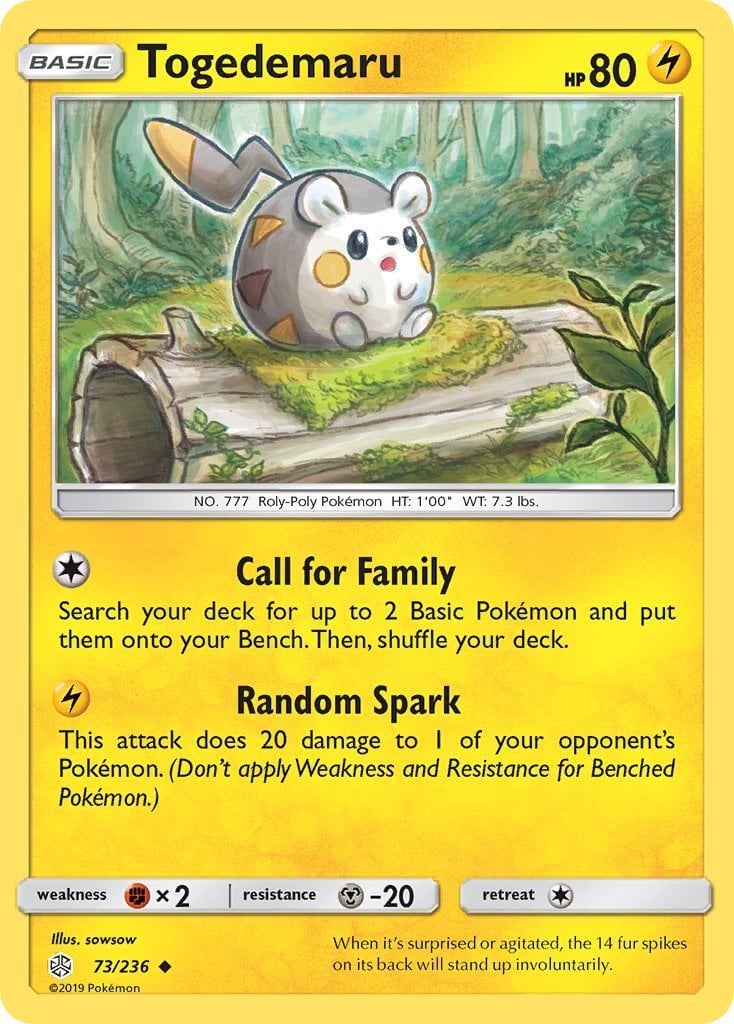 Togedemaru - Eclissi Cosmica 073/236 [ Italiano / Inglese ]