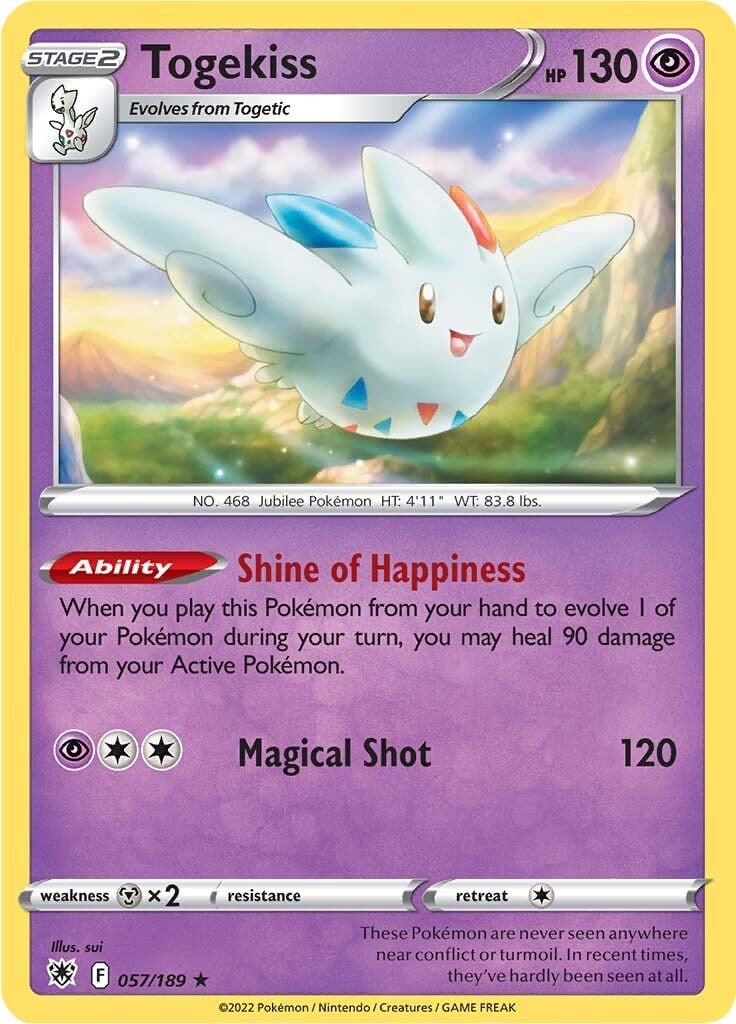 Togekiss - Lucentezza Siderale 057/189 [ Italiano / Inglese ]