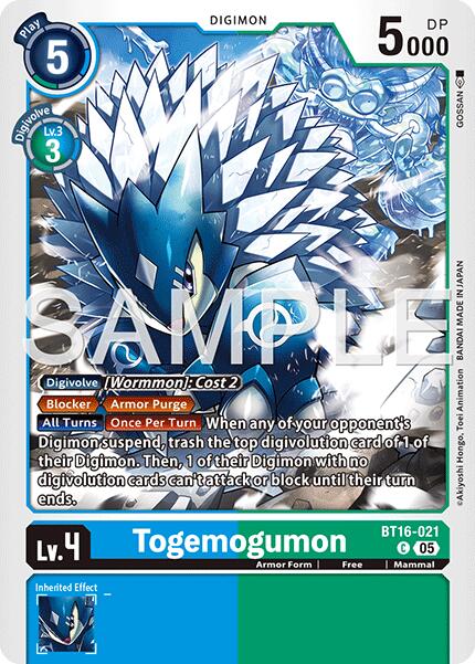Togemogumon BT16-021 [ Inglese / Giapponese ]