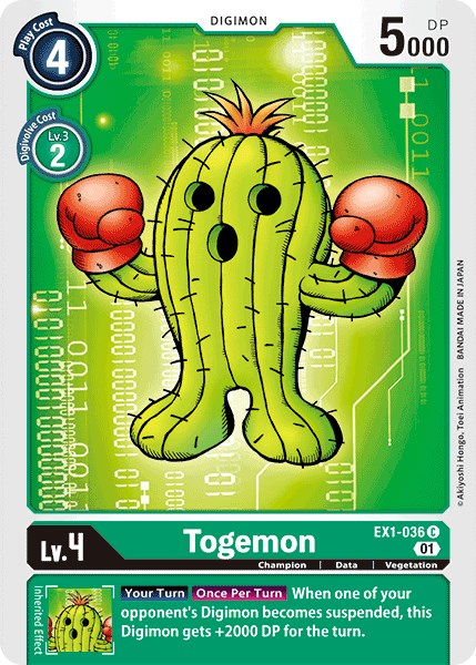 Togemon EX1-036 [ Inglese / Giapponese ]