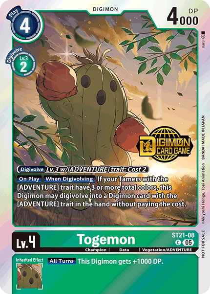 Togemon ST21-08 [ Inglese / Giapponese ]