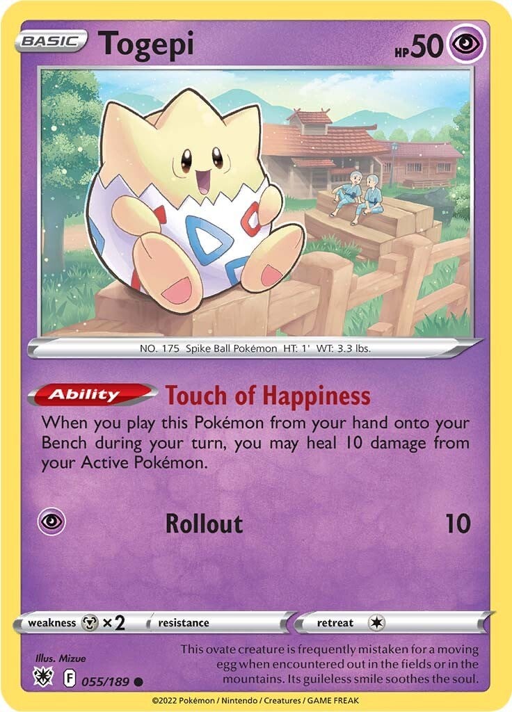 Togepi - Lucentezza Siderale 055/189 [ Italiano / Inglese ]