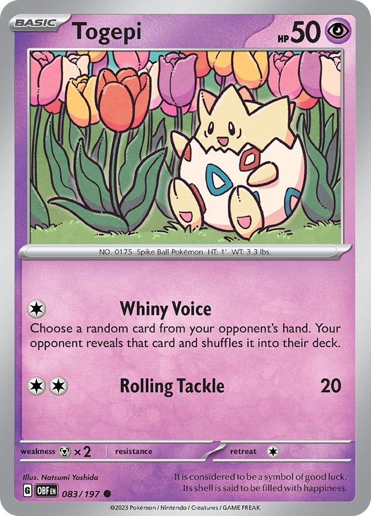 Togepi - Ossidiana Infuocata 083/197 [ Italiano ]