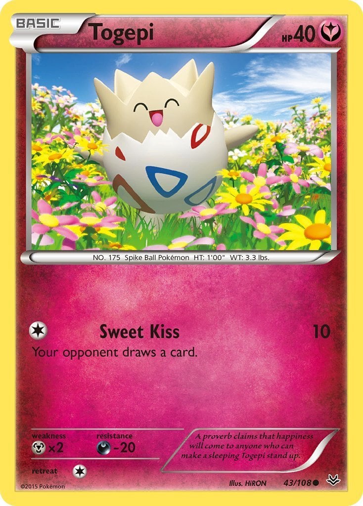 Togepi - Furie Volanti 43/108 [ Italiano / Inglese ]