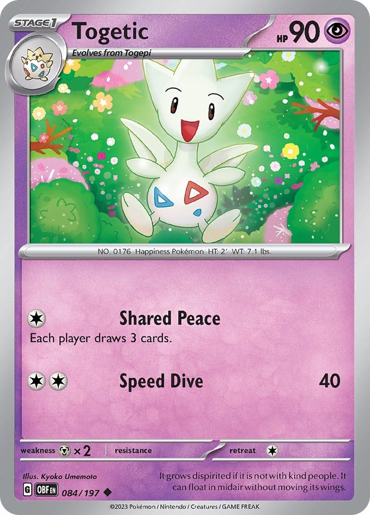 Togetic - Ossidiana Infuocata 084/197 [ Italiano ]