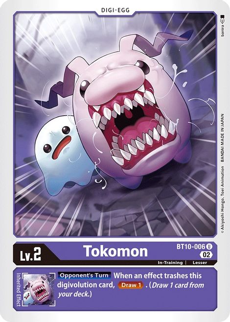 Tokomon BT10-006 [ Inglese / Giapponese ]