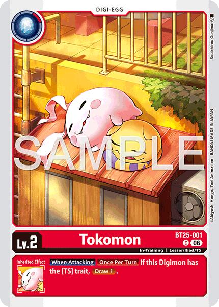 Tokomon BT25-001 [ Inglese / Giapponese ]