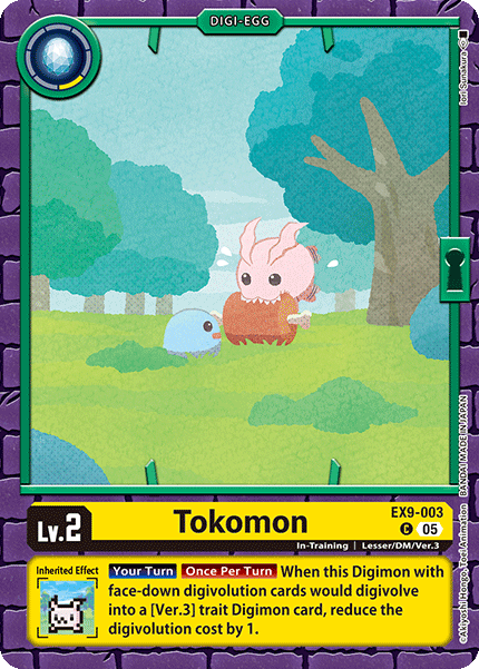 Tokomon EX9-003 [ Inglese / Giapponese ]