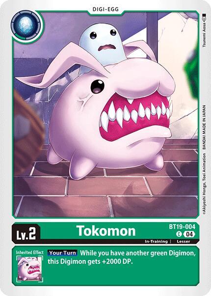 Tokomon BT19-004 [ Inglese / Giapponese ]