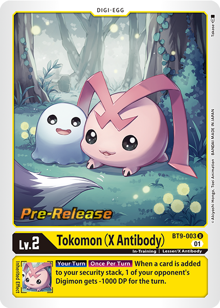 Tokomon (X Antibody) BT9-003 [ Inglese / Giapponese ]
