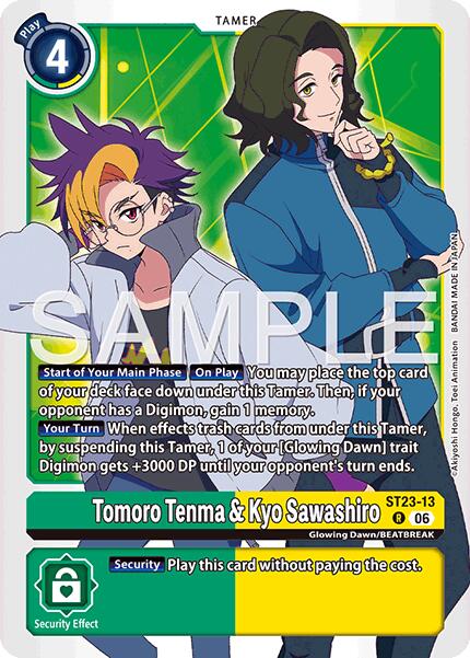 Tomoro Tenma & Kyo Sawashiro ST23-13 [ Inglese / Giapponese ]