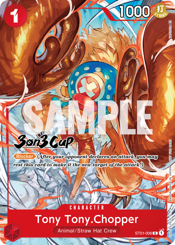 Tony Tony. Chopper ST01-006 [ Inglese / Giapponese / Francese / Cinese Semplificato ]