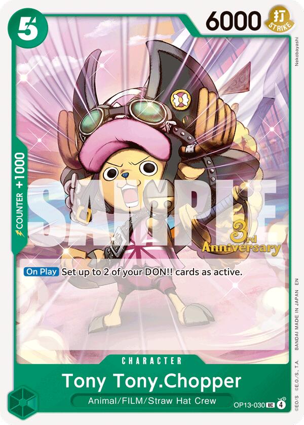 Tony Tony. Chopper OP13-030 [ Inglese / Giapponese / Francese / Cinese Semplificato ]