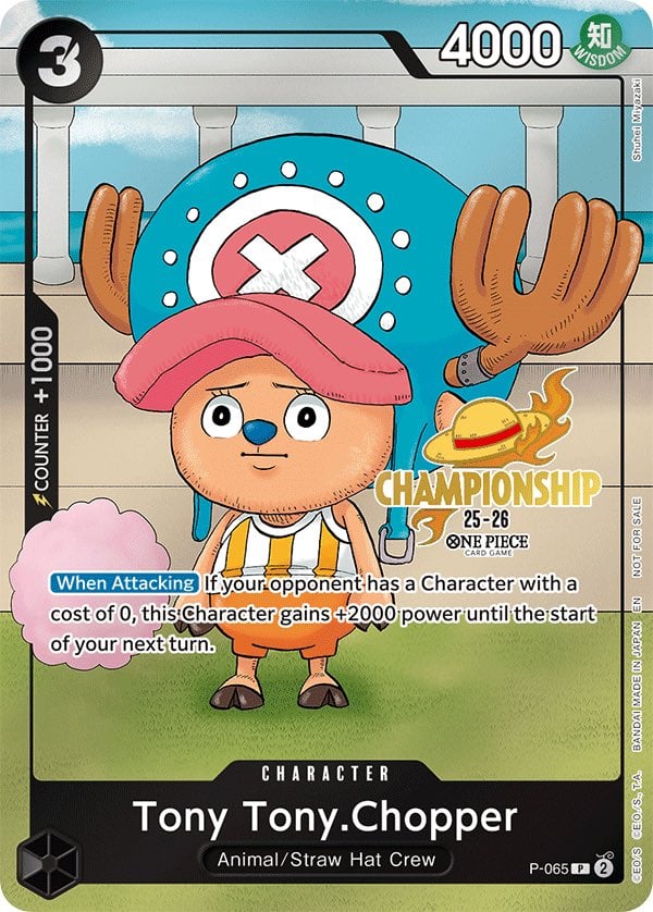 Tony Tony. Chopper P-065 [ Inglese / Giapponese / Francese / Cinese Semplificato ]