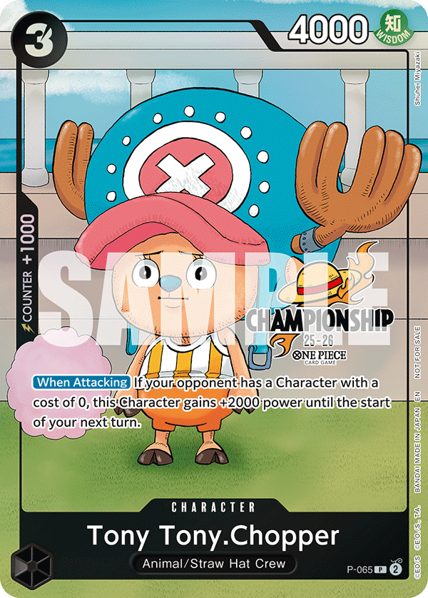 Tony Tony Chopper P-065 [ Inglese / Giapponese ]