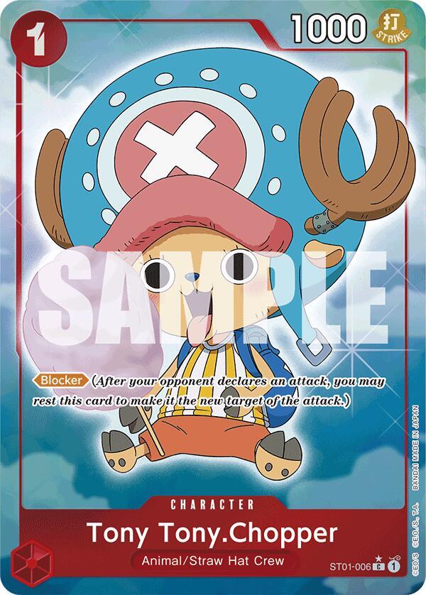 Tony Tony. Chopper ST01-006 [ Inglese / Giapponese / Francese / Cinese Semplificato ]