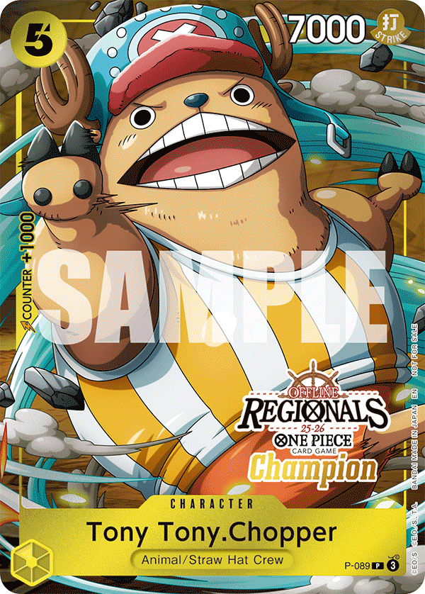Tony Tony Chopper P-089 [ Inglese / Giapponese ]