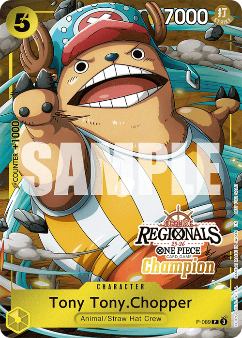 Tony Tony. Chopper P-089 [ Inglese / Giapponese / Francese / Cinese Semplificato ]