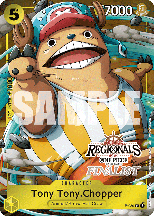 Tony Tony Chopper P-089 [ Inglese / Giapponese / Francese / Cinese Semplificato ]