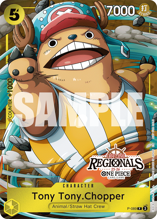 Tony Tony. Chopper P-089 [ Inglese / Giapponese / Francese / Cinese Semplificato ]