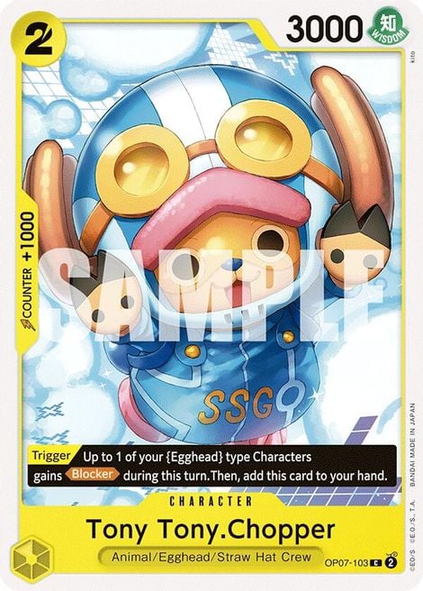 Tony Tony. Chopper OP07-103 [ Inglese / Giapponese / Francese / Cinese Semplificato ]