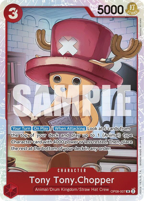 Tony Tony. Chopper OP08-007 [ Inglese / Giapponese / Francese / Cinese Semplificato ]