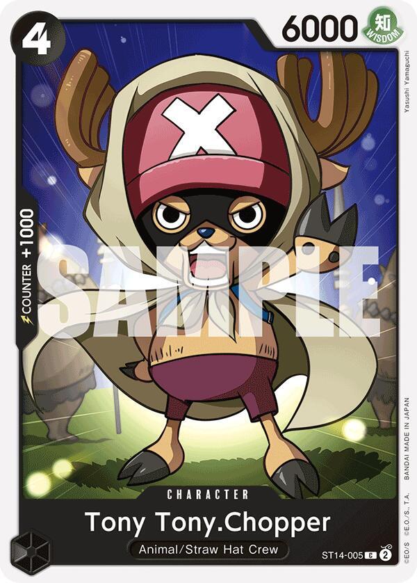 Tony Tony Chopper ST14-005 [ Inglese / Giapponese / Francese / Cinese Semplificato ]