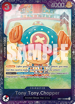 Tony Tony. Chopper EB01-006 [ Inglese / Giapponese / Francese / Cinese Semplificato ]