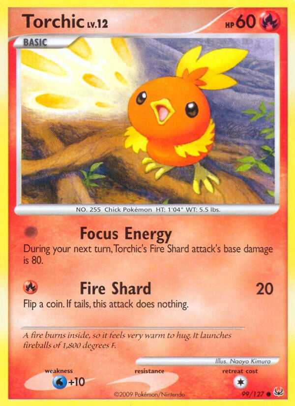 Torchic Lv.12 - Platino 099/127 [ Italiano / Inglese ]