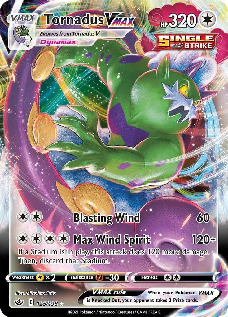 Tornadus VMAX - Regno Glaciale 125/198 [ Italiano / Inglese ]