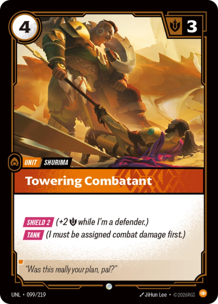 Towering Combatant (Common) [ Inglese / Cinese Semplificato ]