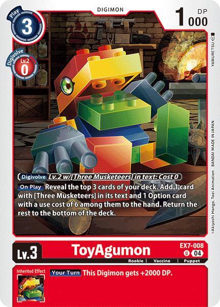 ToyAgumon EX7-008 [ Inglese / Giapponese ]