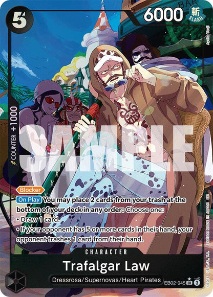 Trafalgar Law EB02-045 [ Inglese / Giapponese / Francese / Cinese Semplificato ]