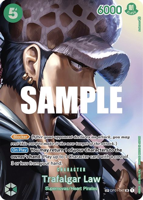 Trafalgar Law OP01-047 [ Inglese / Giapponese / Francese / Cinese Semplificato ]