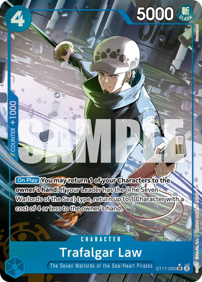 Trafalgar Law ST17-002 [ Inglese / Giapponese / Francese / Cinese Semplificato ]