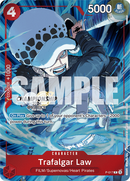 Trafalgar Law P-017 [ Inglese / Giapponese / Francese / Cinese Semplificato ]