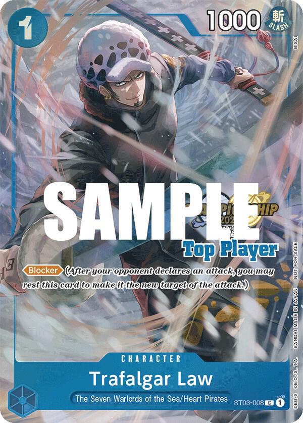 Trafalgar Law ST03-008 [ Inglese / Giapponese / Francese / Cinese Semplificato ]