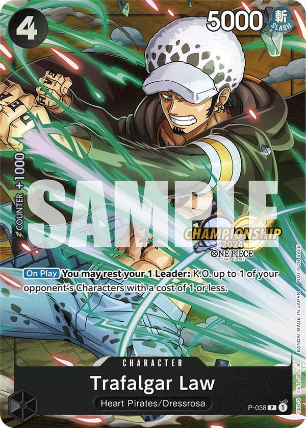 Trafalgar Law P-038 [ Inglese / Giapponese / Francese / Cinese Semplificato ]