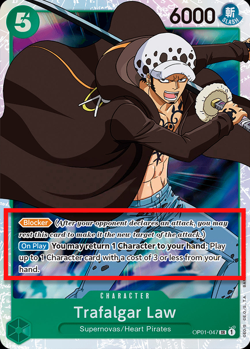 Trafalgar Law OP01-047 [ Inglese / Giapponese / Francese / Cinese Semplificato ]