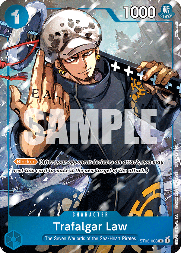 Trafalgar Law ST03-008 [ Inglese / Giapponese / Francese / Cinese Semplificato ]