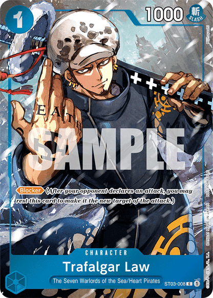 Trafalgar Law ST03-008 [ Inglese / Giapponese / Francese / Cinese Semplificato ]