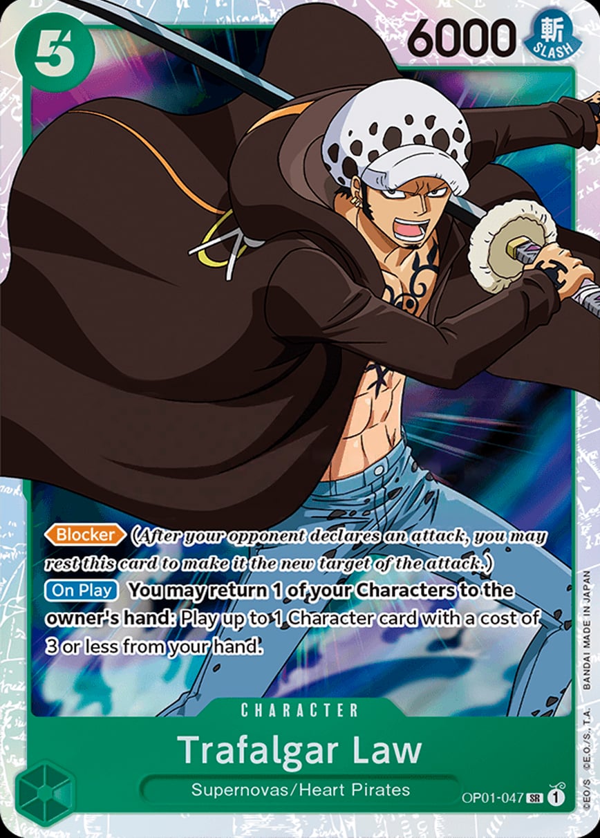 Trafalgar Law OP01-047 [ Inglese / Giapponese / Francese / Cinese Semplificato ]