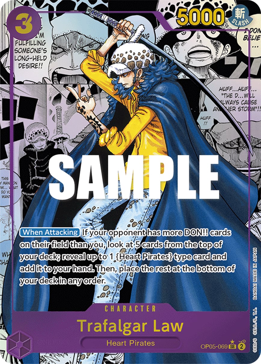 Trafalgar Law OP05-069 [ Inglese / Giapponese / Francese / Cinese Semplificato ]