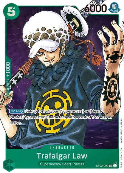 Trafalgar Law ST02-009 [ Inglese / Giapponese / Francese / Cinese Semplificato ]