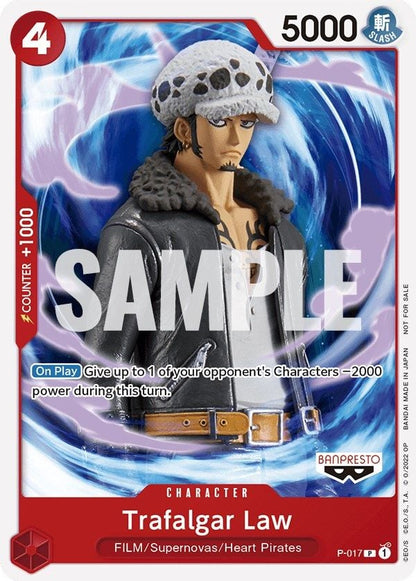 Trafalgar Law P-017 [ Inglese / Giapponese / Francese / Cinese Semplificato ]