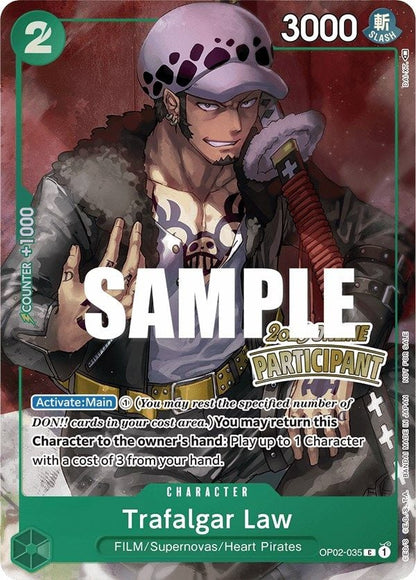 Trafalgar Law OP02-035 [ Inglese / Giapponese / Francese / Cinese Semplificato ]